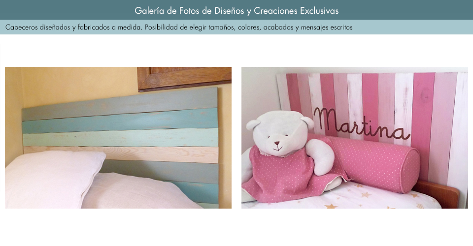 Cabeceros de cama en madera fabricados a medida 