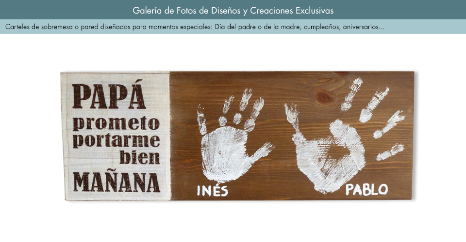 Carteles para ocasiones especiales