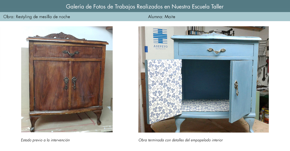 Reciclaje de mesilla de noche