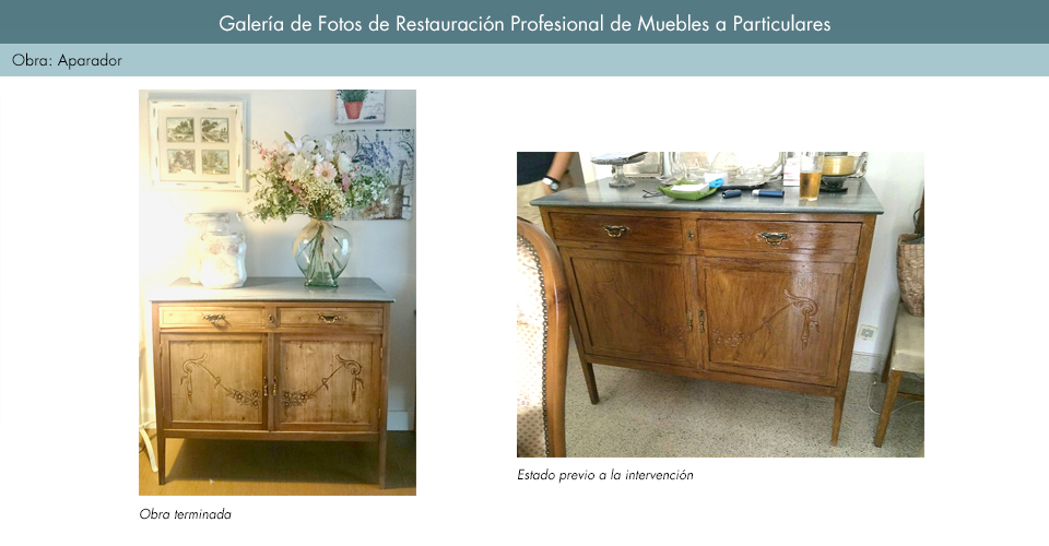 Restauración de aparador
