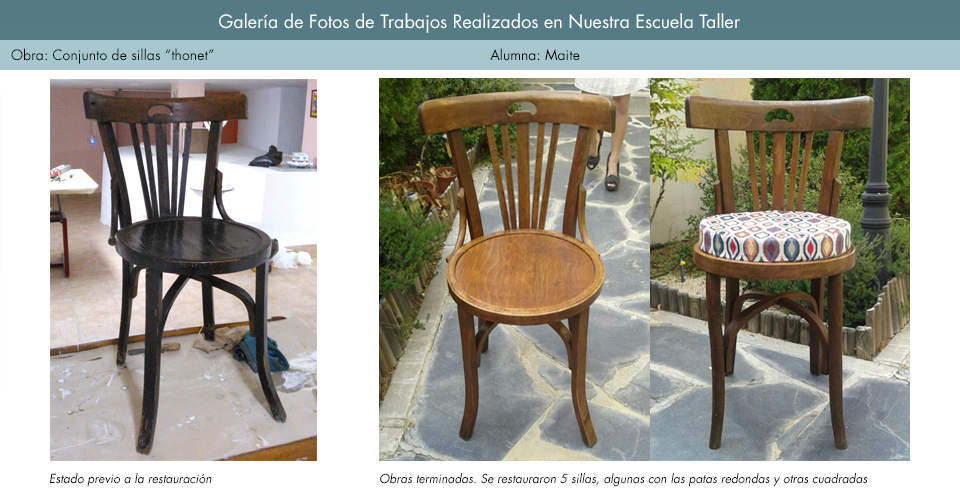 Restauración de silla thonet
