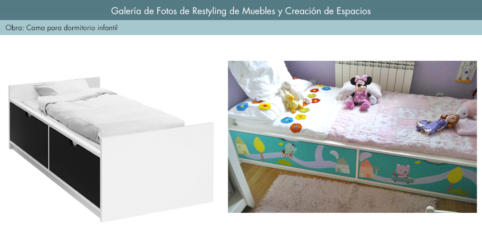 Restyling de cama para dormitorio infantil